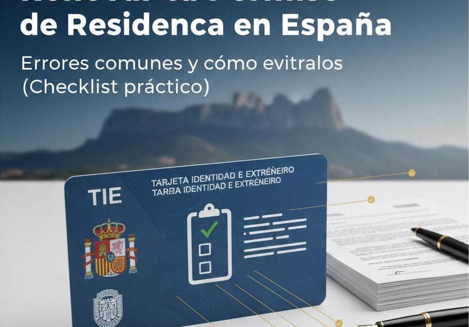 Renovar Permiso de Residencia en España | Abogados en Manresa