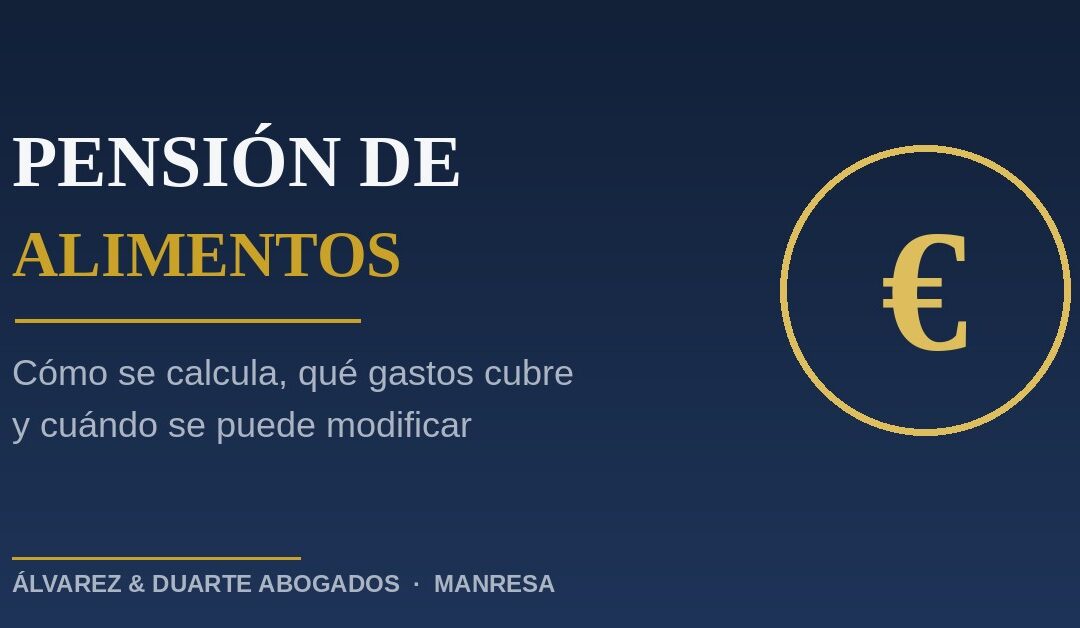 Pensión de alimentos: cómo se calcula, qué cubre y cuándo se puede modificar