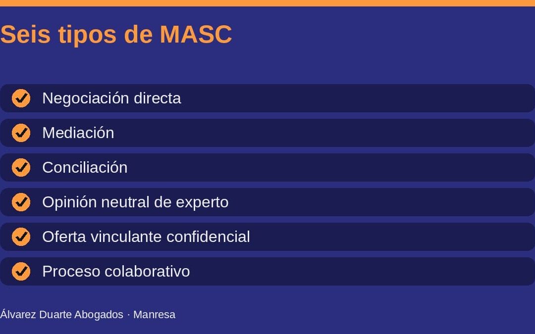 MASC: qué son y cuándo son obligatorios antes de demandar