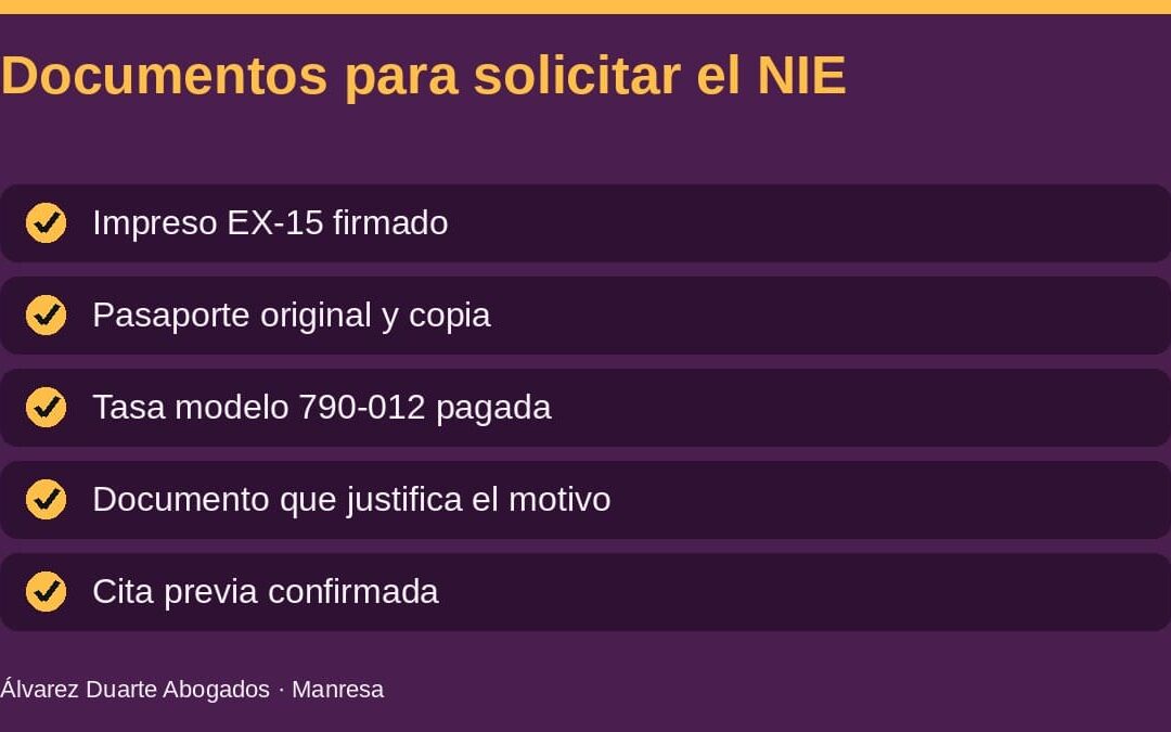 Solicitar el NIE en España: requisitos, documentos y pasos