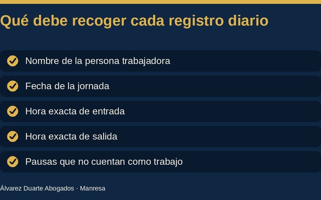 Registro horario laboral: obligaciones de la empresa y sanciones